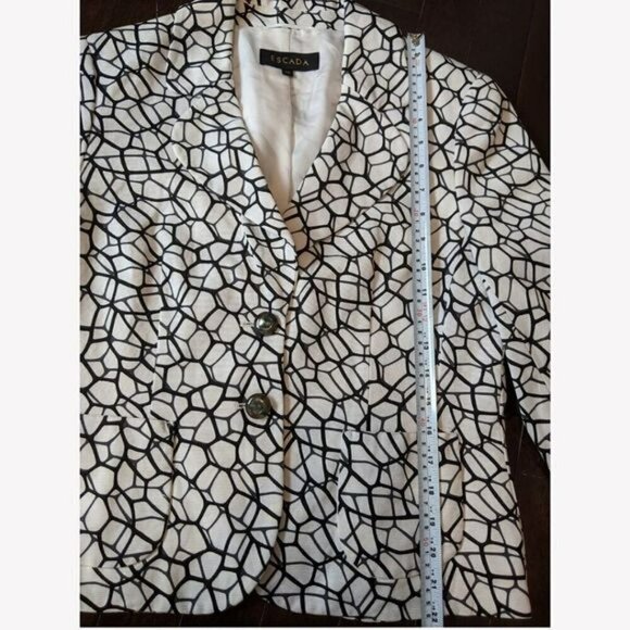 Escada geometric print  blazer - Picture 15 of 16